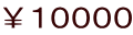￥１００００