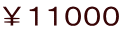 ￥１１０００