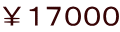 ￥１７０００